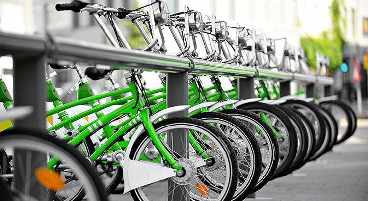 Bike Sharing Fahrräder Foto iStock Roibu